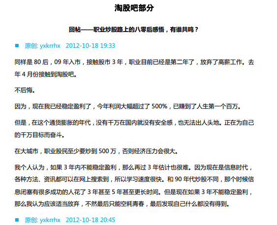 【淘股吧】淘县大师传之--瑞鹤仙干货合集 PDF